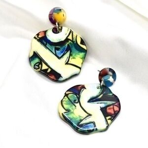 Statement Acrylic Earrings